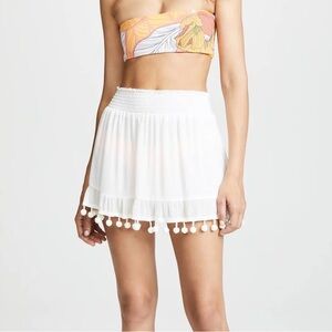 NWT Ramy Brook Stevie Pom-Pom Skirt L